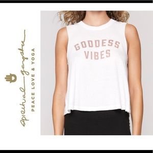 Goddess Vibes Crop Tank - BNWT